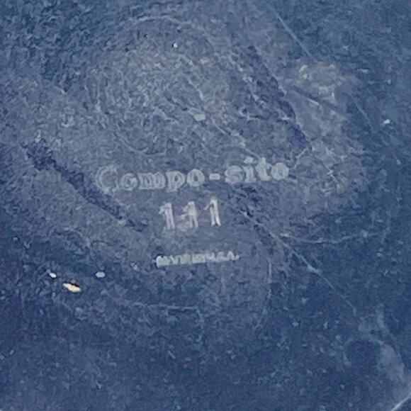 Vintage Compo-Site Black Silver Tone Scroll Design Taper Candle Holders - Picture 8 of 11